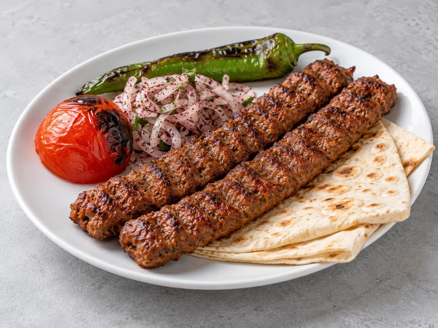 Urfa Kebap Porsiyon için temsili sunum
